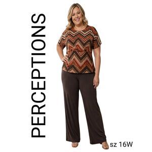 Perceptions Woman Career Wear Office Business Professional 2 Piece Outfit Set